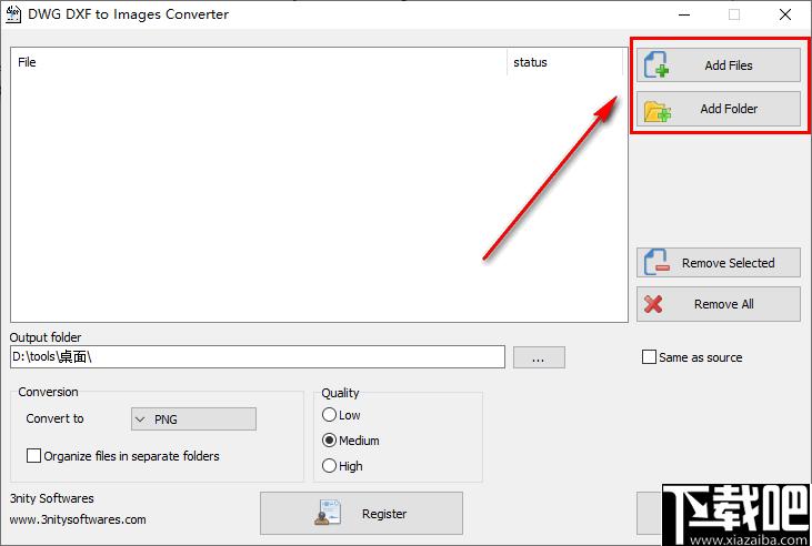 3nity DWG DXF to Images Converter下载,CAD转换,文档转换