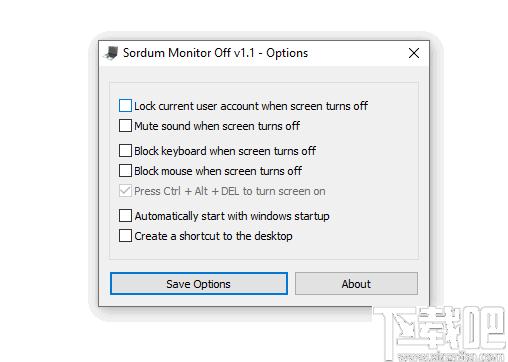 Sordum Monitor Off下载,休眠工具,系统工具
